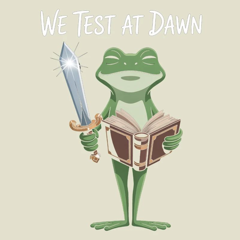 Grenouille de Test de l’Aube : Épée & Parchemin