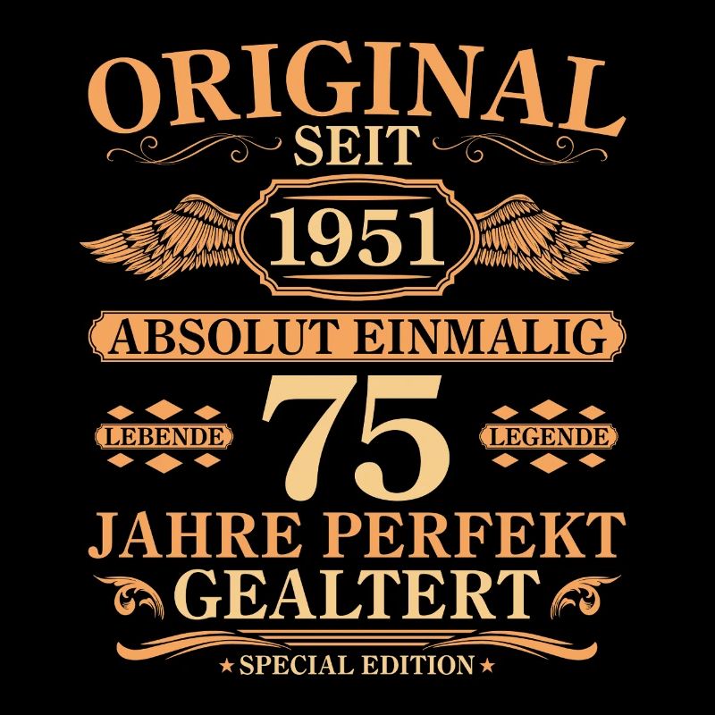 Original seit 1951 Baujahr 75. Geburtstag