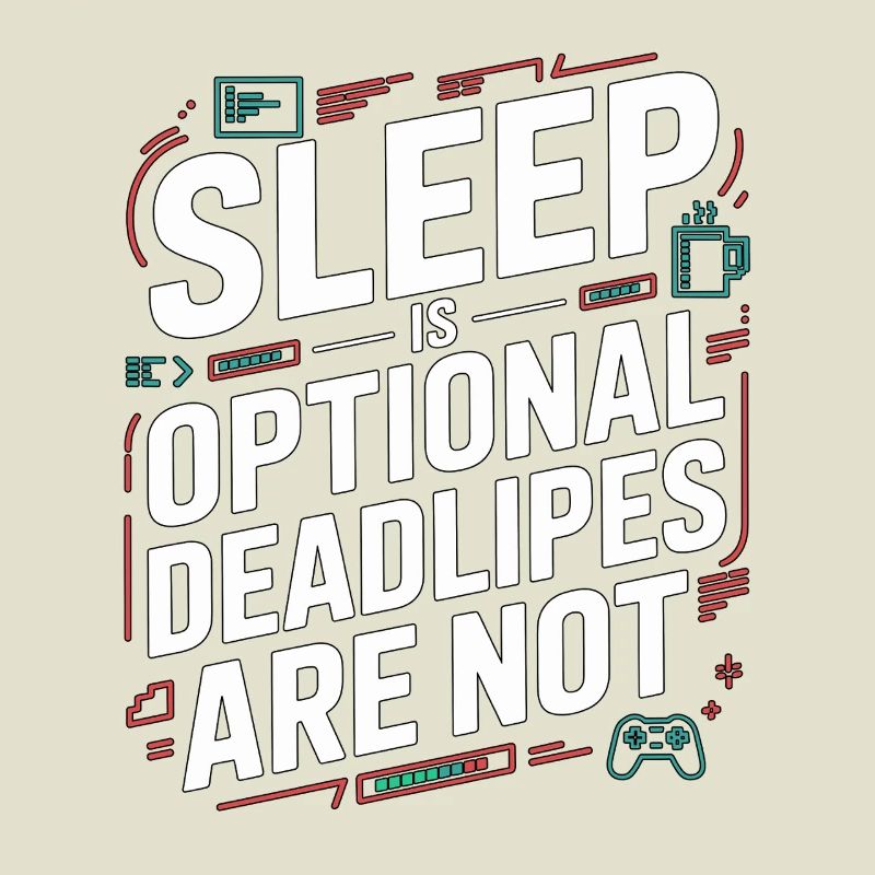 Game Developer Sleep Is Optional Game Programmer