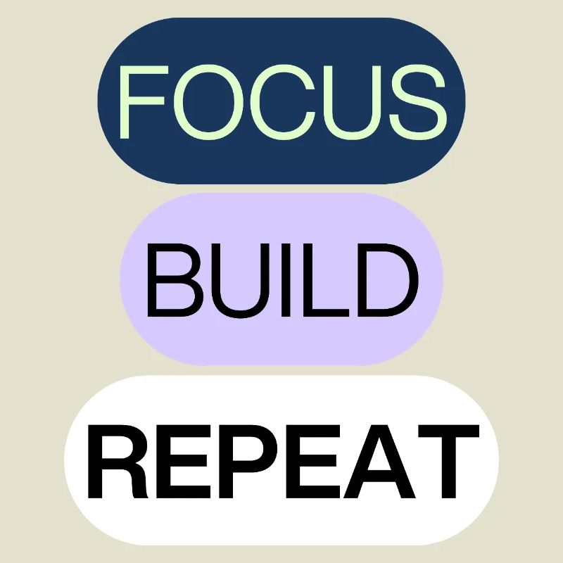 Focus, Build, Repeat – Creator Mindset