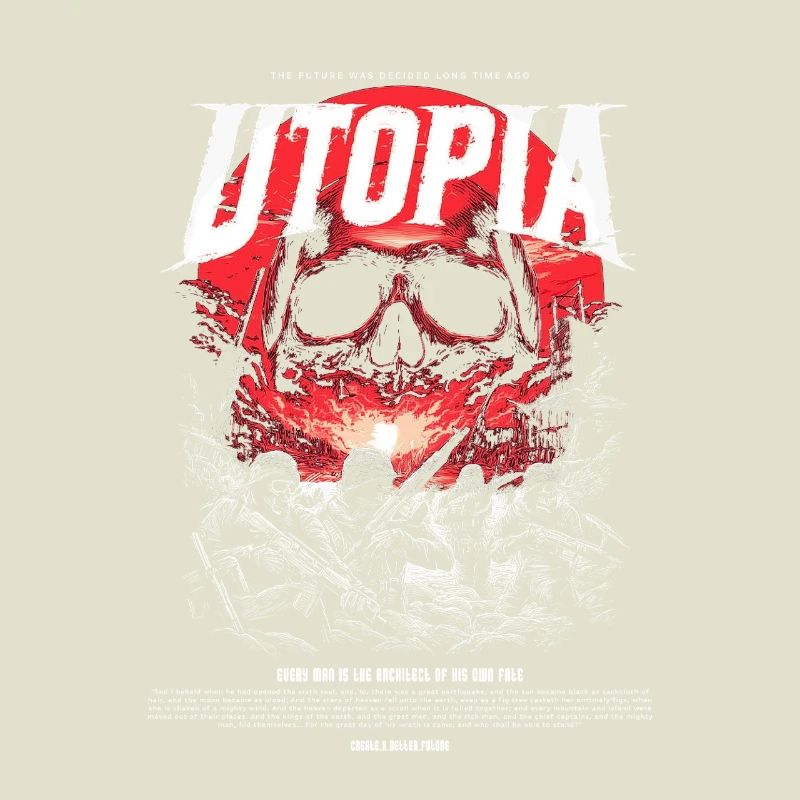 Utopia Skull Fire Red
