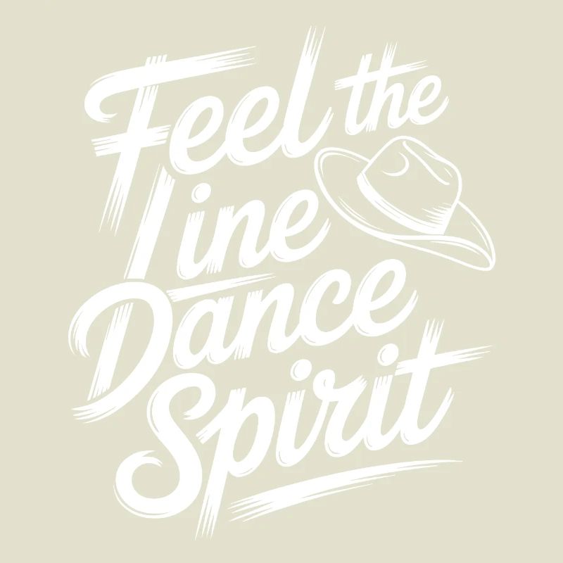 Line Dance Spirit Brush Script