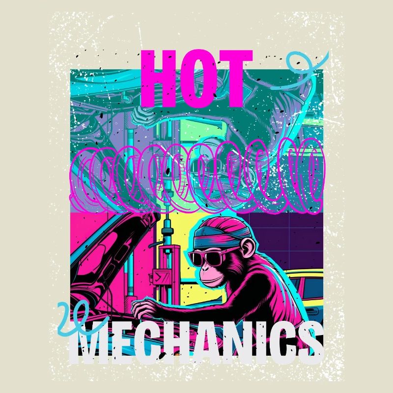 Hot Mechanics – Conception de garage Neon Monkey