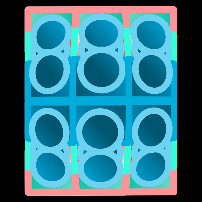 motif bleu, art graphique