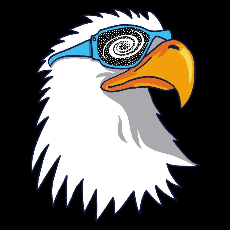 Aigle et lunettes galactiques