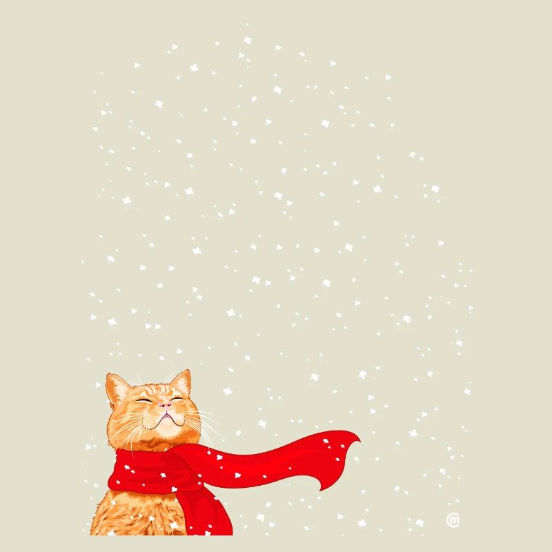 Tabby liebt Schnee