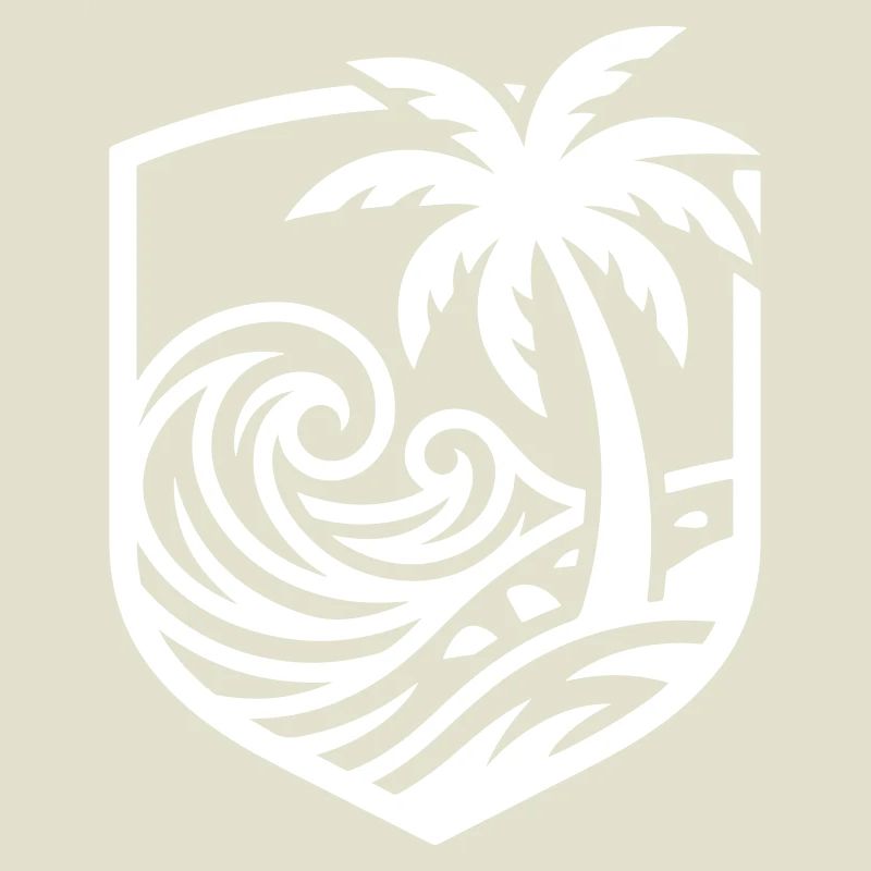Palm Trees Beach Ocean