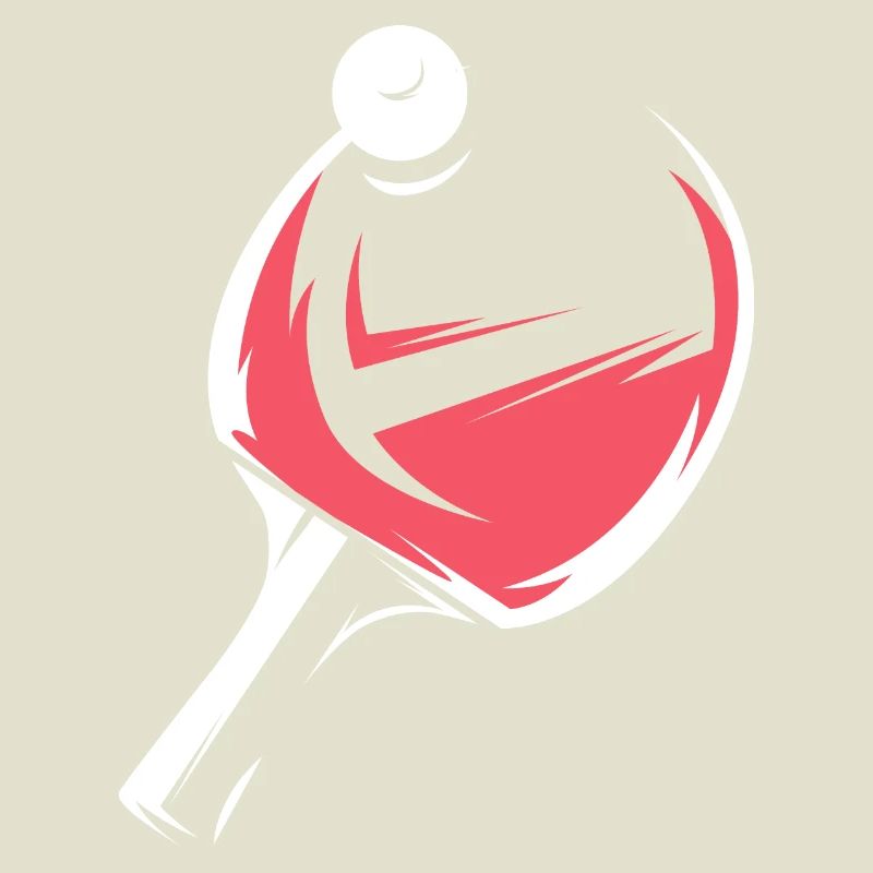Table Tennis Racket Game Illustration Team