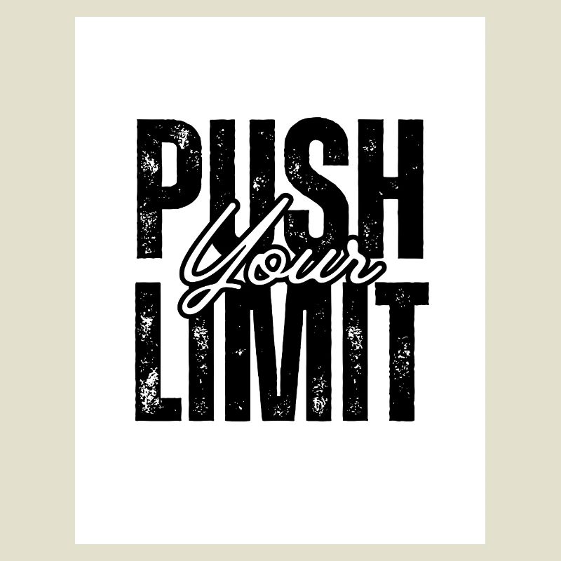 Conception de texte motivant avec une typographie forte