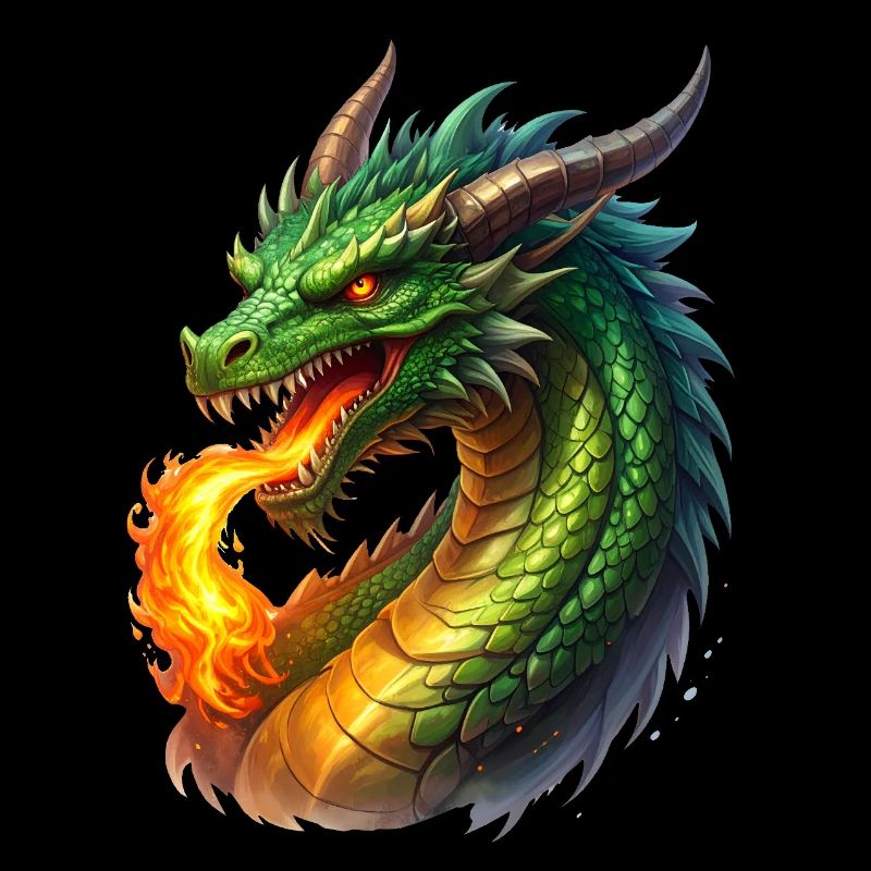 Dragon cracheur de feu