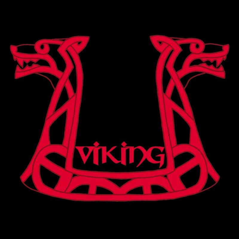 Wikinger Roter Drache