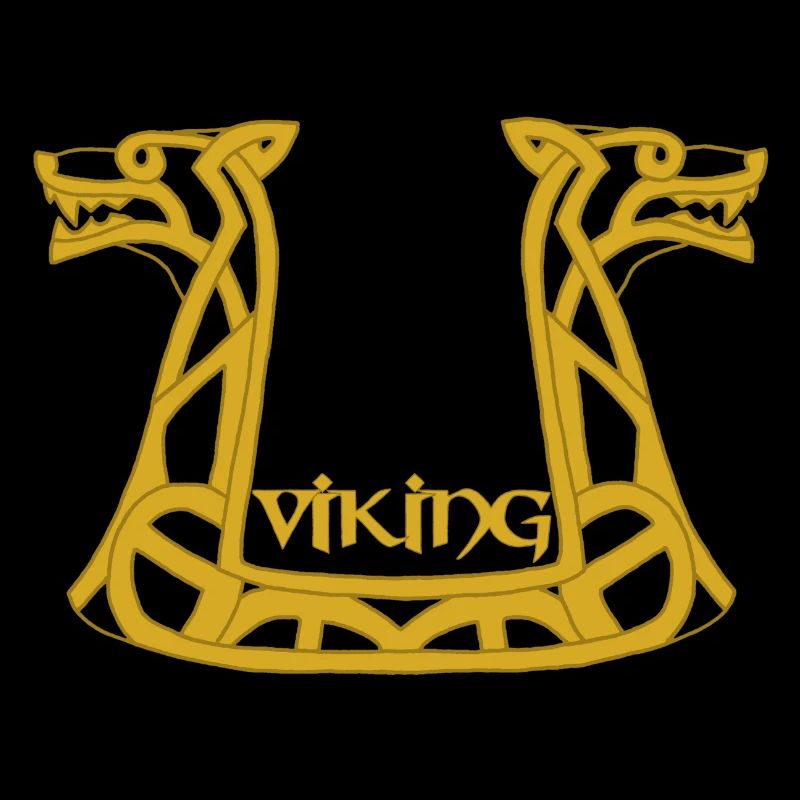 Wikinger Goldener Drache