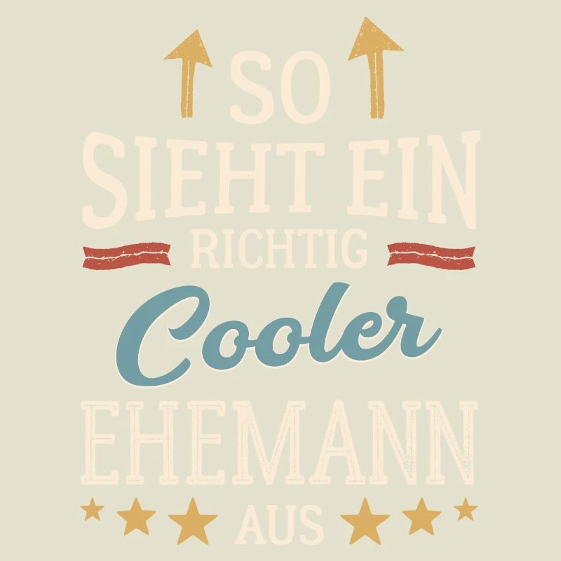 So sieht ein cooler Ehemann aus Partner Gatte