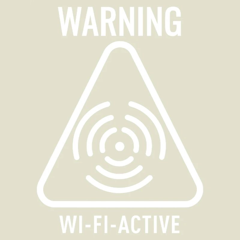 WiFi Active Warning Triangle