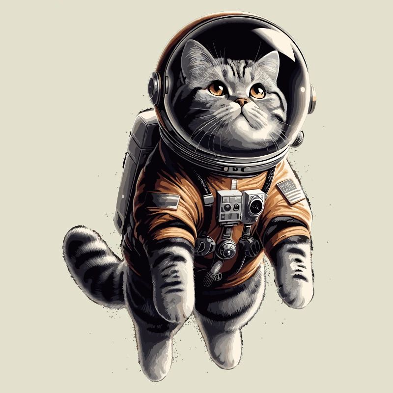 Astronaut BKH getigert Geschenk