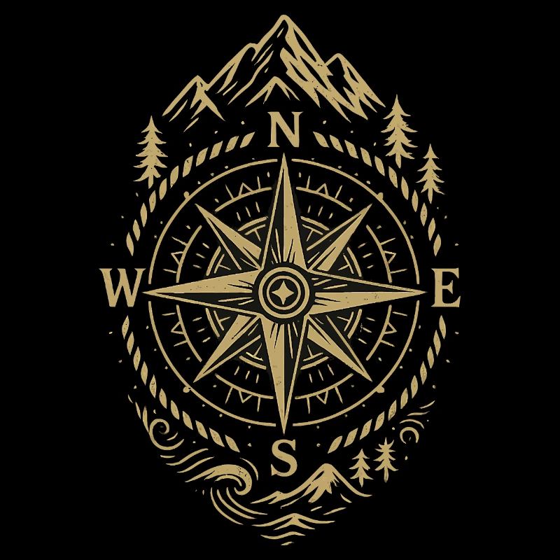 Compass Retro Compass Hipster Gift