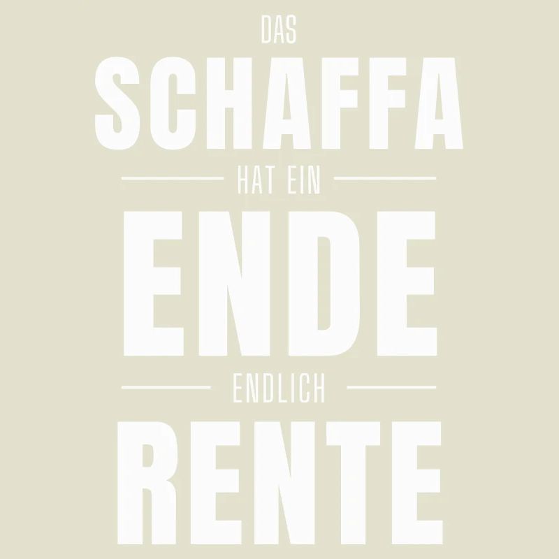 Das Schaffa hat ein Ende – Endlich Rente
