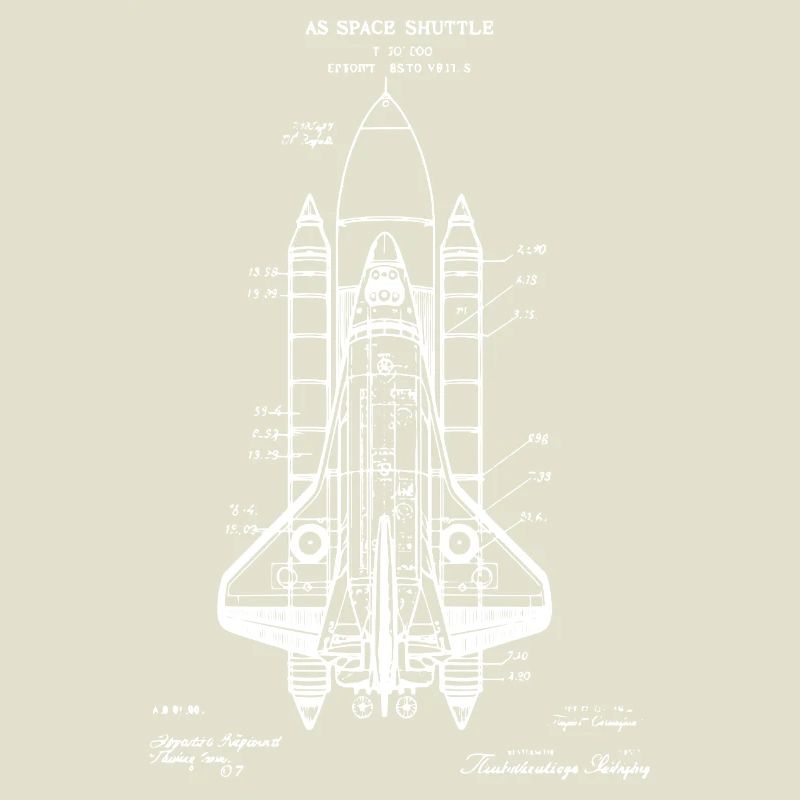 Space Shuttle-Bauplan