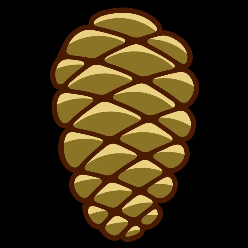 Un cône de pin