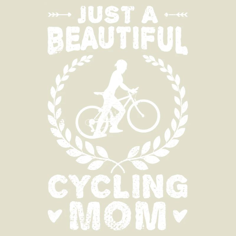 Fahrradfahrer Mutter