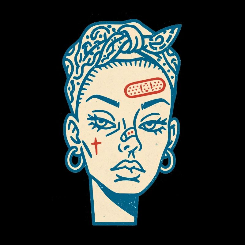 Visage féminin #7
