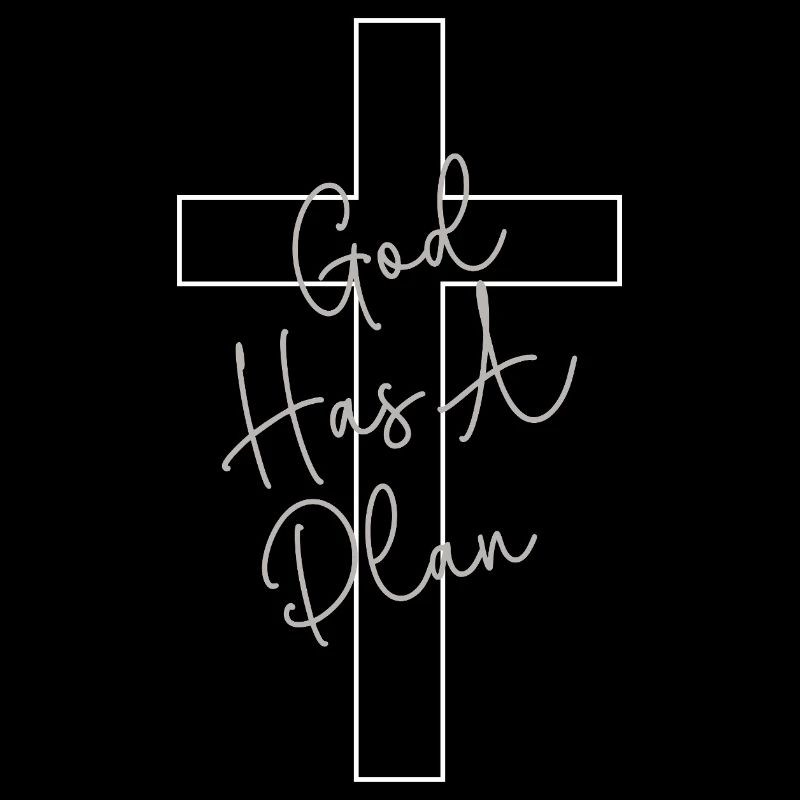 Gottes Plan Kreuz Handschrift Glaube Kirche Bibel