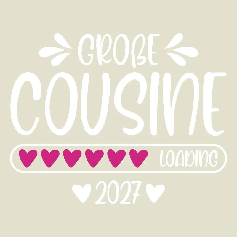 Große Cousine 2027 loading Herzchen Ladebalken