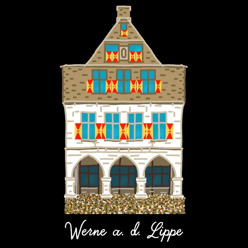 Werne a. d. Lippe, hôtel de ville historique