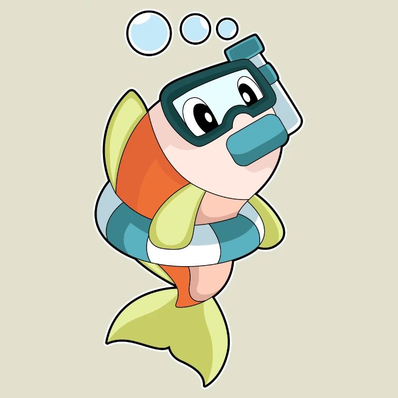 Poisson, Natation, Plongée en apnée