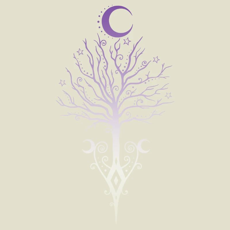 Occult Moon Tree Dark Autumn