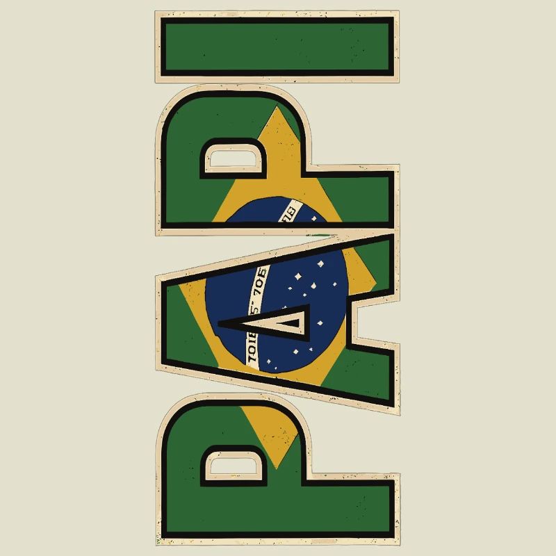 PAPI Brasil – Retro style with flags