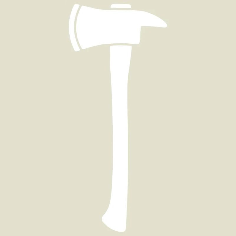 Firefighter Axe Hatchet Silhouette Vector
