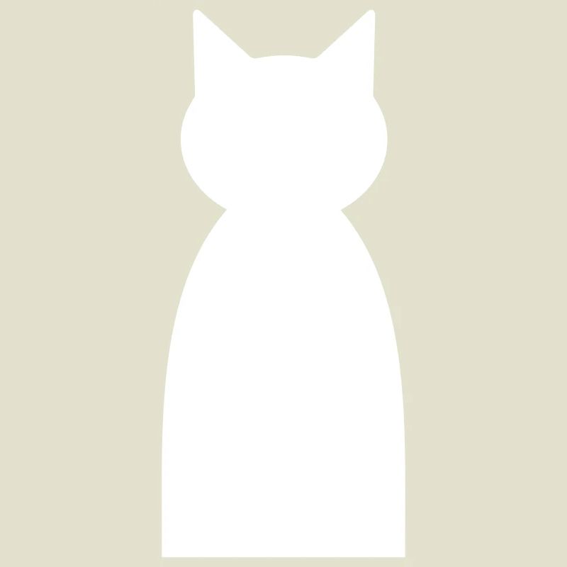Silhouette de chat – Design minimaliste de chat