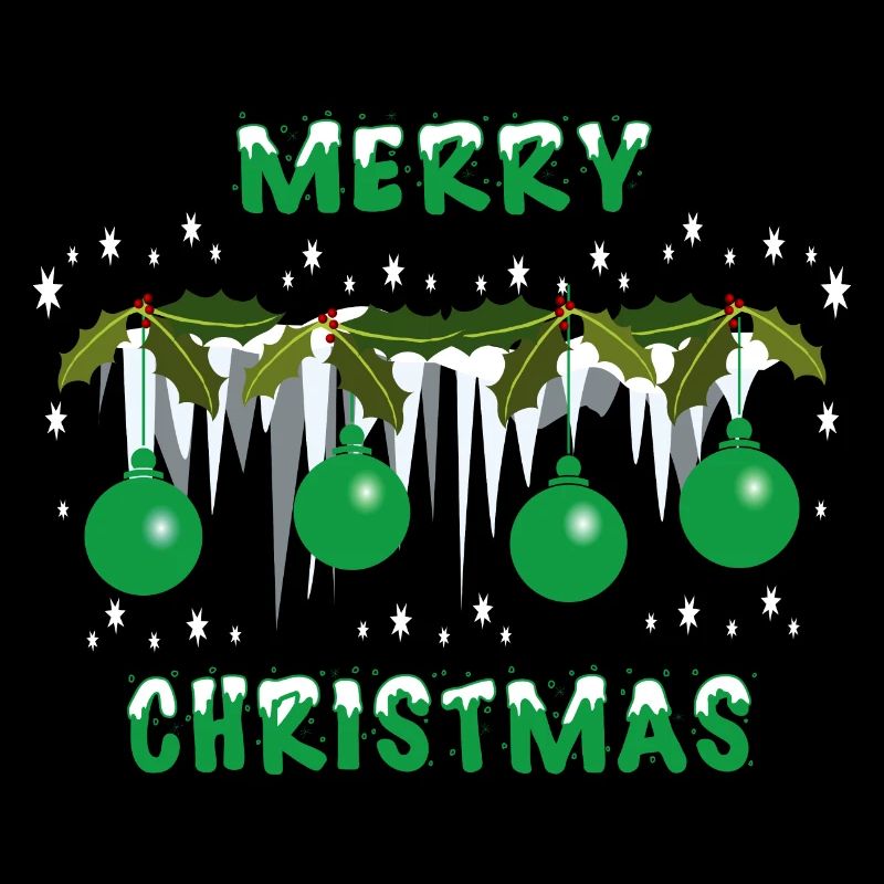 Green Christmas Balls