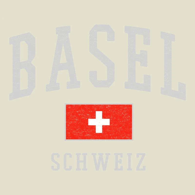 Basel Schweiz Emblem Druck