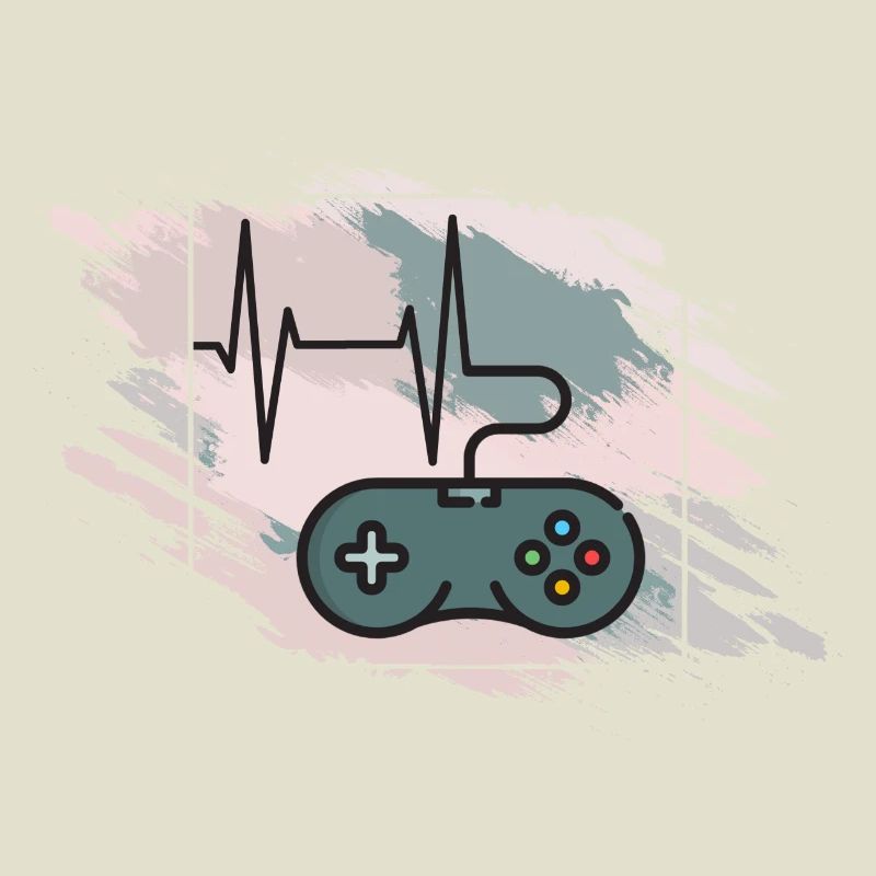 Herzschlag Gaming Controller Retro