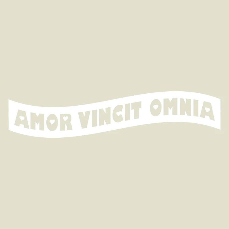 Amor vincit omnia Love overcomes everything