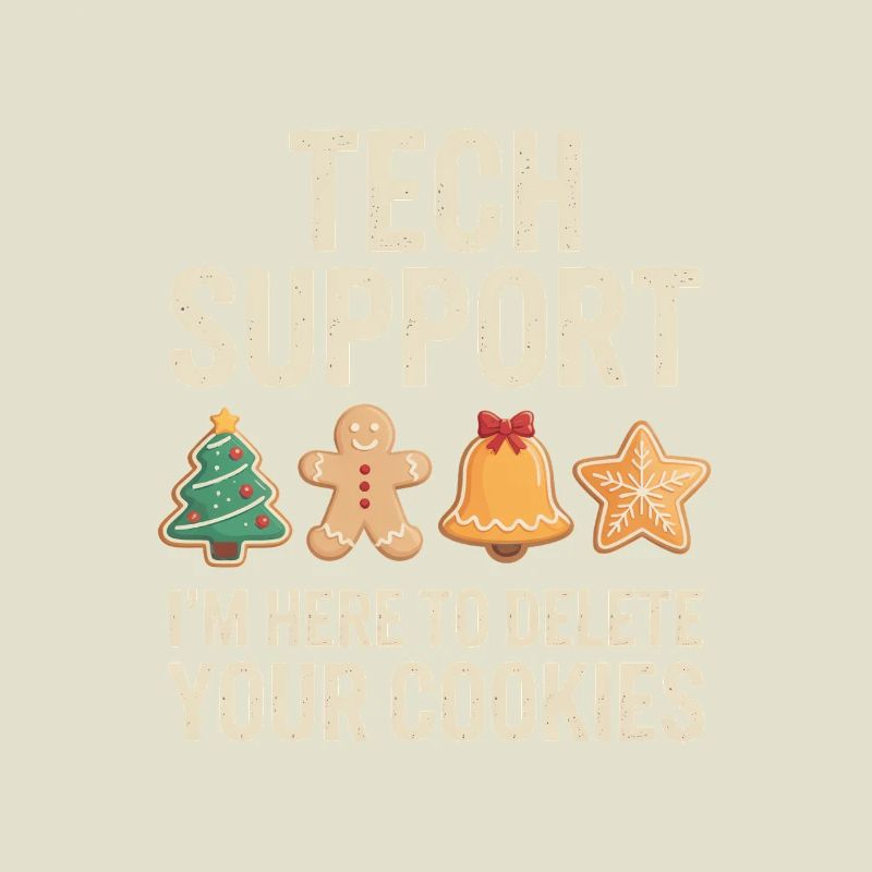Tech Support Cookies Meme Tee