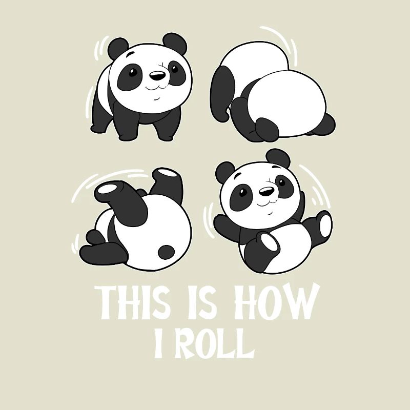 Panda Roll Somersault Roller Gymnastics