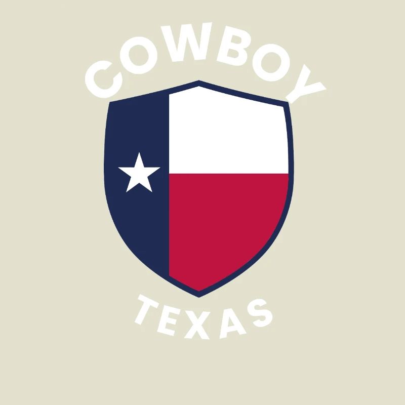 Cowboy Texas Shield Design graphique
