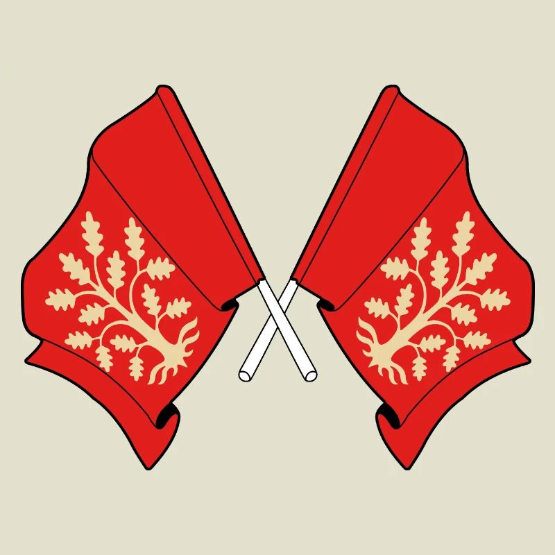 Drapeaux croisés de la conception symbolique d’Agder