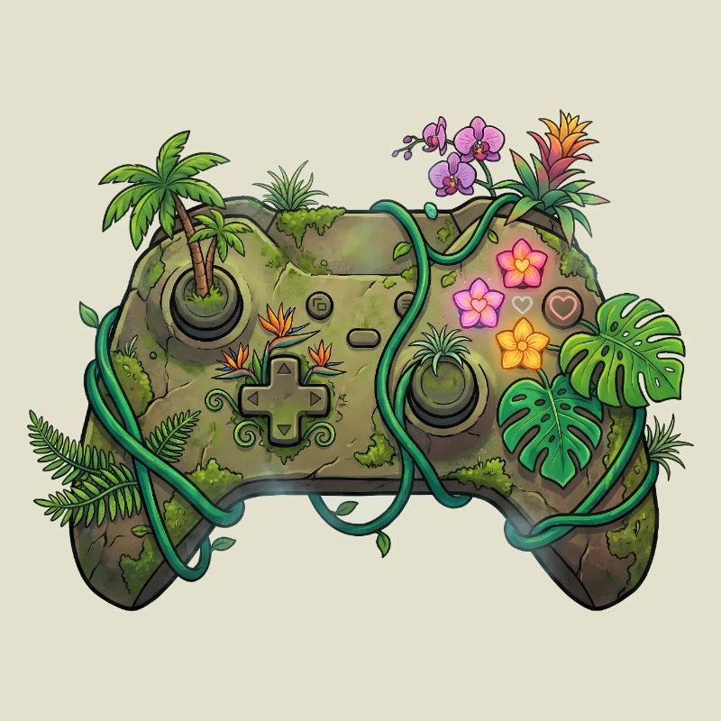 Jungle Controller - Gaming Sticker
