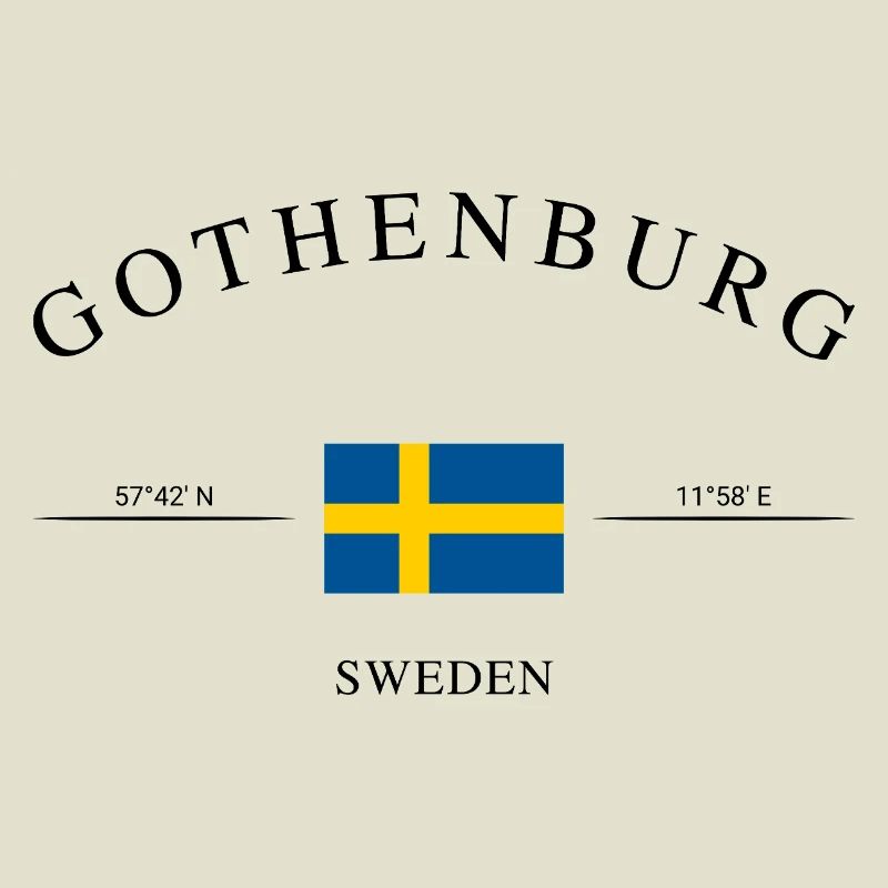 Göteborg, Suède – Souvenir et cadeau de Noël