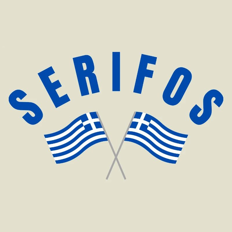 Drapeaux grecs de Serifos