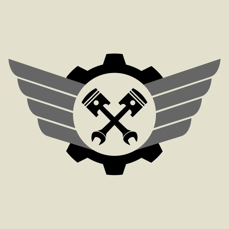 Clé de piston croisée avec engrenage et aile