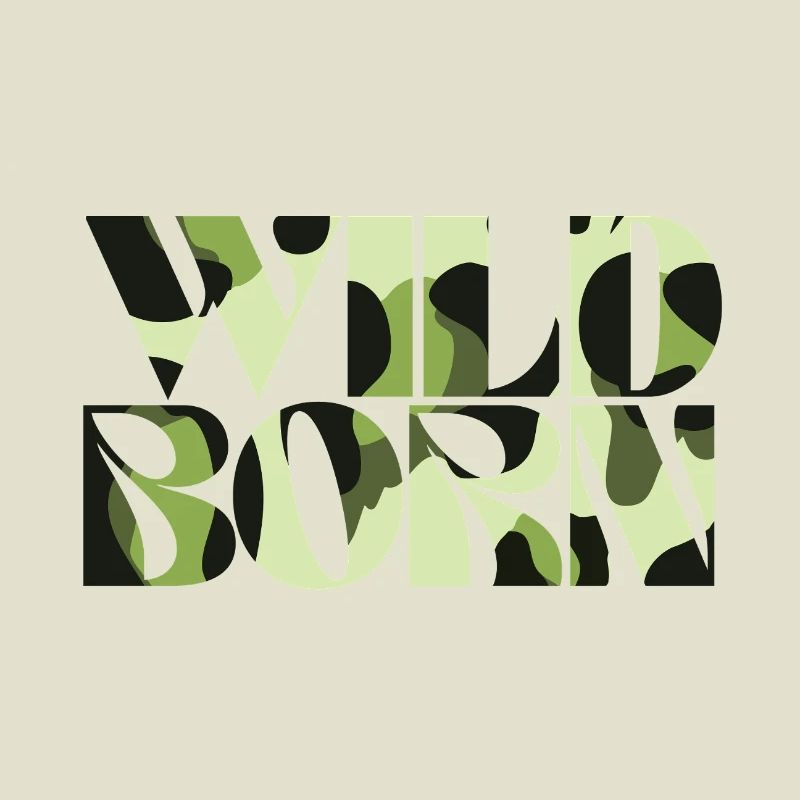 Conception du monde de la faune inspirée du camouflage