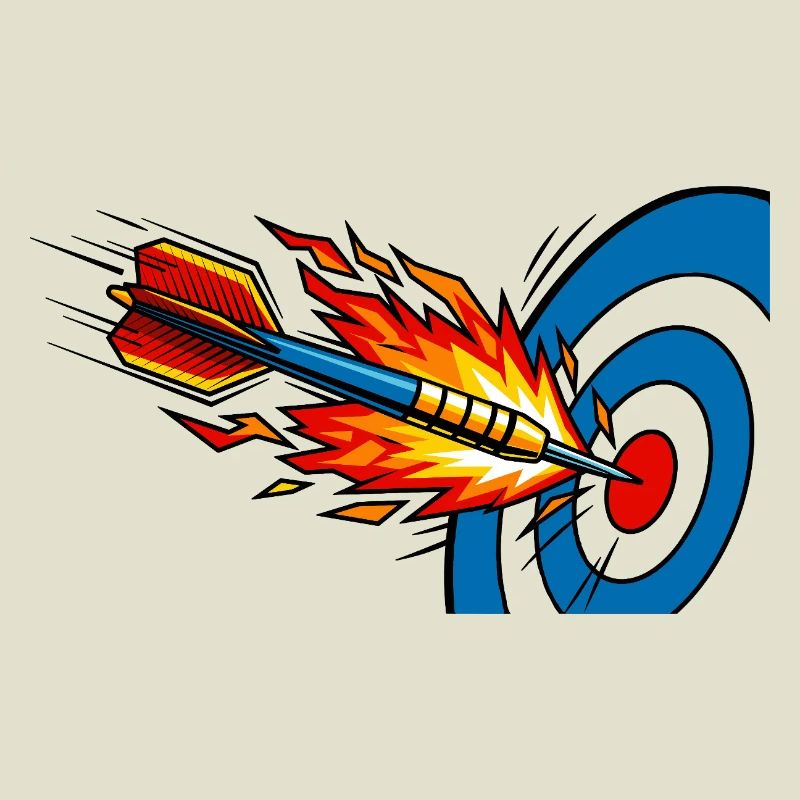 Fléchette Cible de Feu Cible