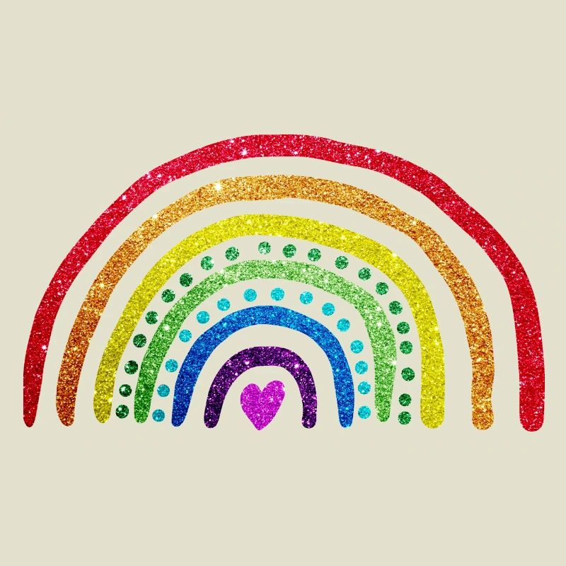 Regenbogen-Glitzer