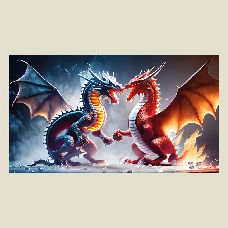 Le combat du feu et de la glace