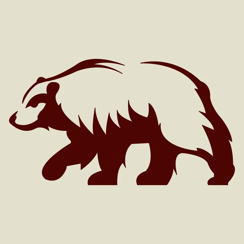 Forest Bear Silhouette